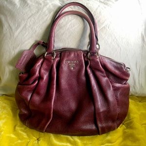 PRADA authentic Tote Ombré deerskin bag